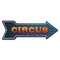 Signmission Circus Arrow Decal Funny Home Decor 18in Wide D-A-999913 - alternate 1